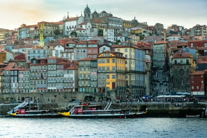 Vista da cidade do Porto, Portugal